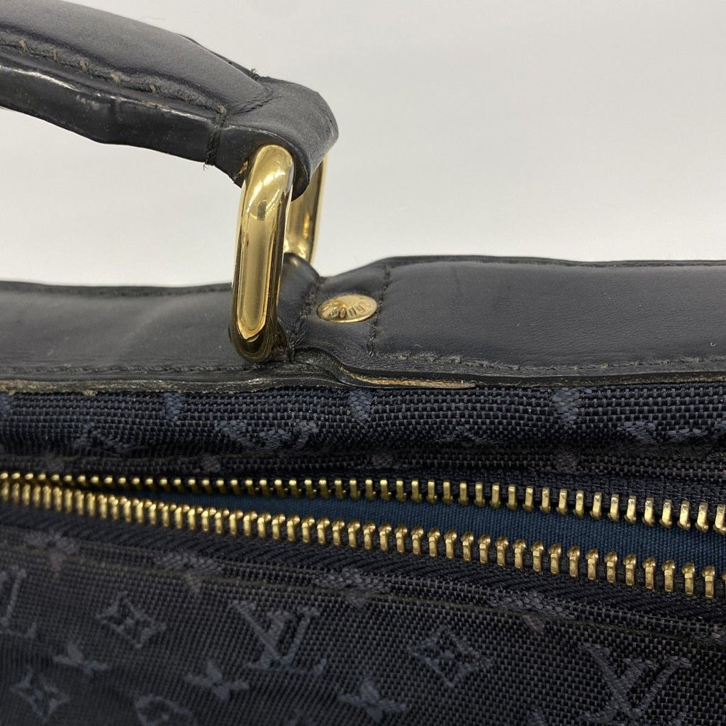 Louis Vuitton Briefcase Monogram Mini Denise Blue 2-Way — view 8
