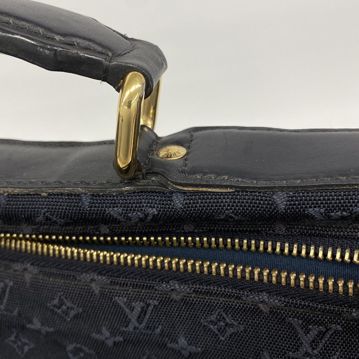 Louis Vuitton Briefcase Monogram Mini Denise Blue 2-Way — view 8