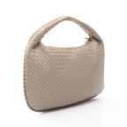 Bottega Veneta Shoulder Bag Intrecciato Beige Leather — view 2