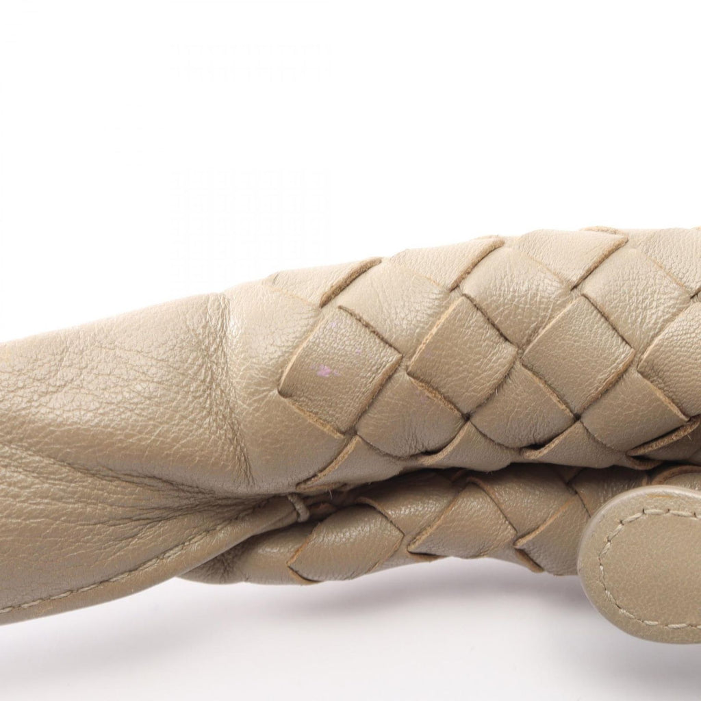Bottega Veneta Shoulder Bag Intrecciato Beige Leather — view 8