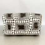 Louis Vuitton Handbag Monogram Town Yayoi Kusama Collaboration Speedy 30 Blanc — view 3
