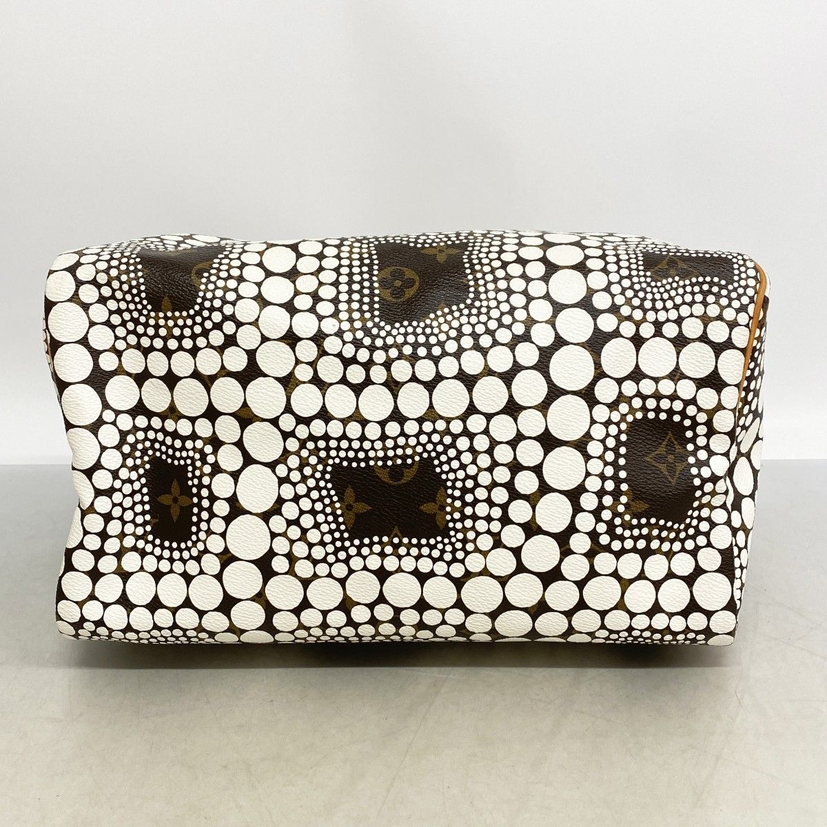 Louis Vuitton Handbag Monogram Town Yayoi Kusama Collaboration Speedy 30 Blanc — view 3