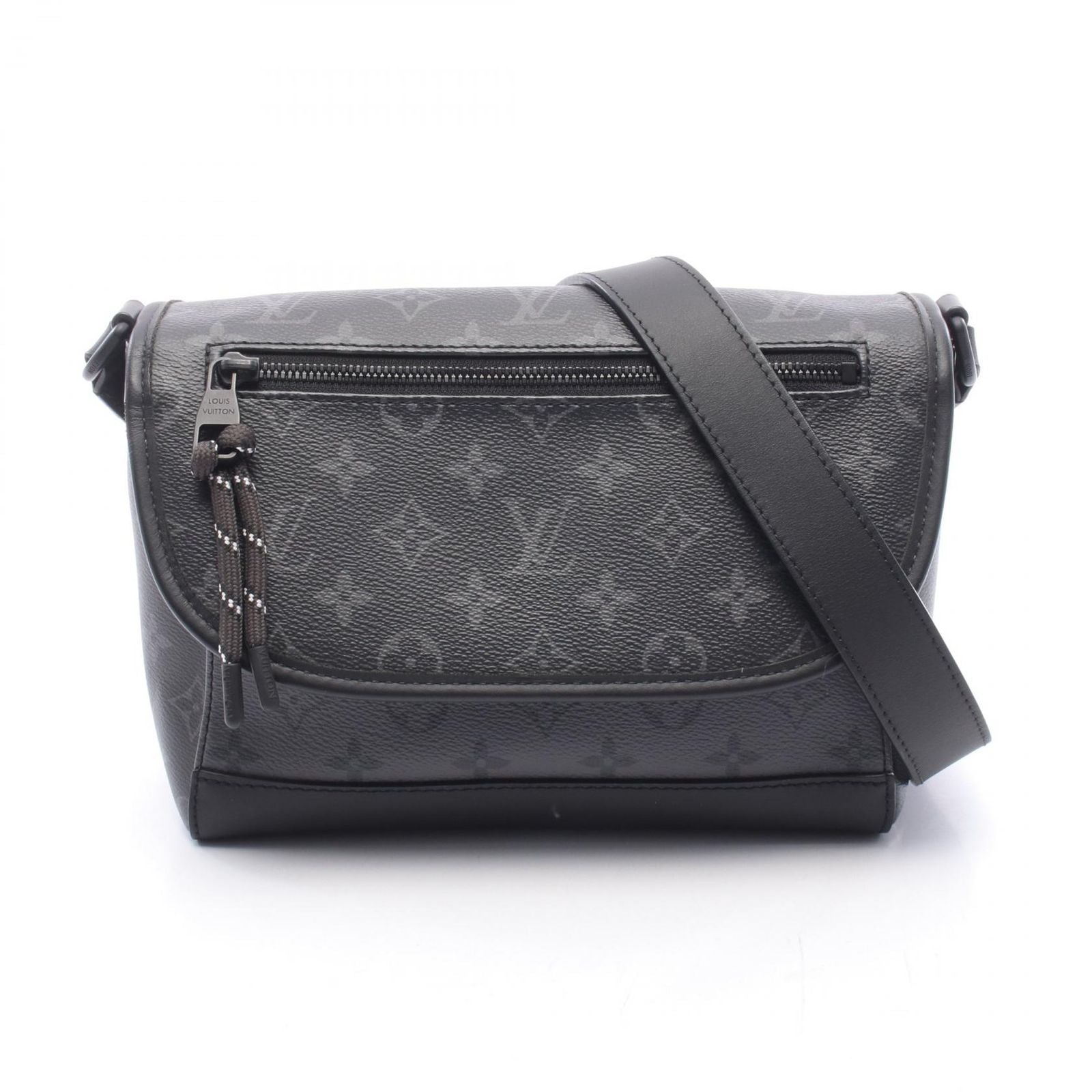 Louis Vuitton Shoulder Bag Pulse Messenger Canvas Leather