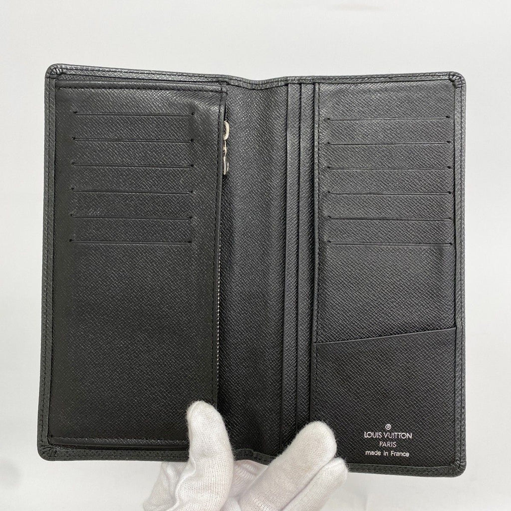 Louis Vuitton Wallet Taiga Portefeuille Brazza Ardoise — view 3