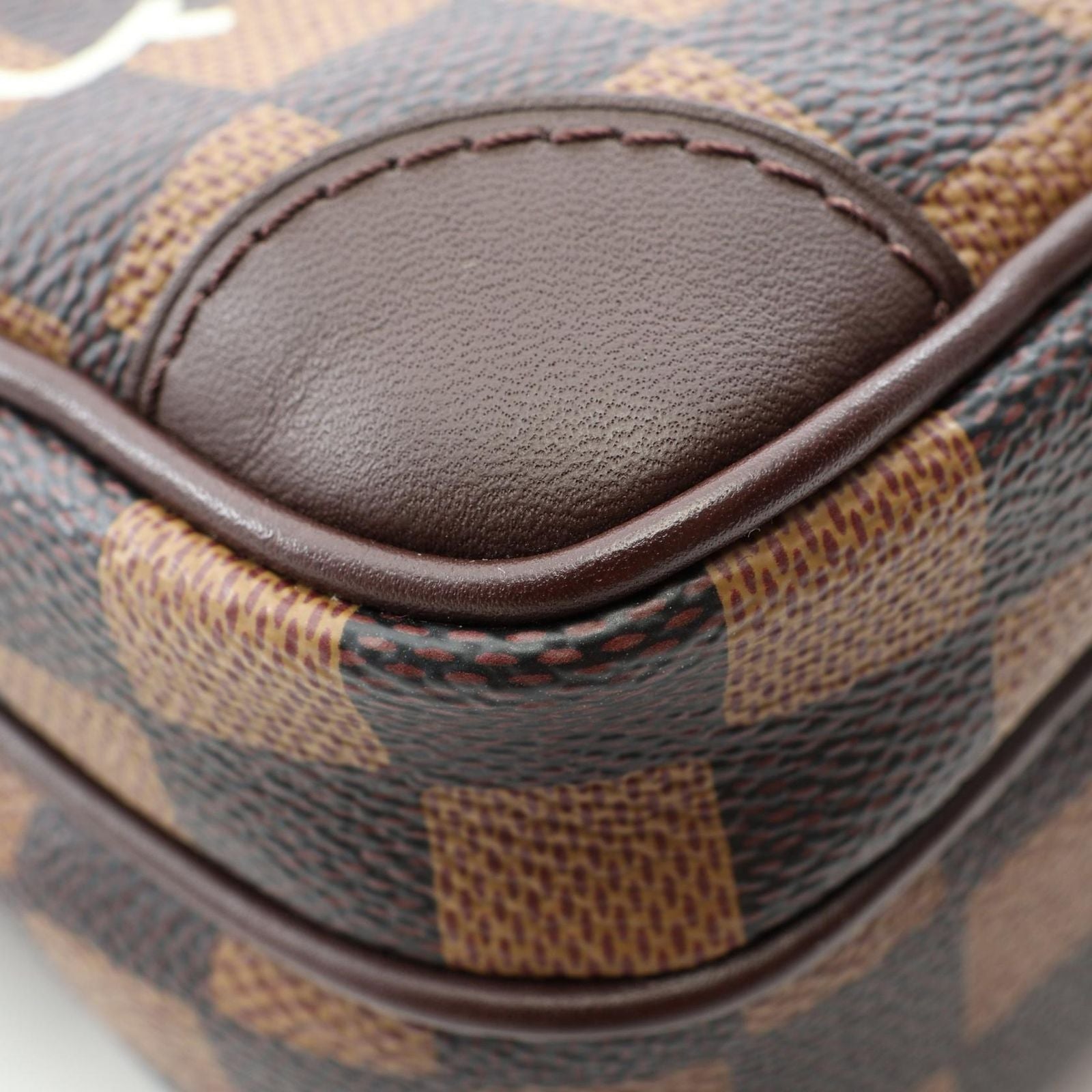 Louis Vuitton Shoulder Bag Amazon Damier Friendship Canvas Leather — view 6