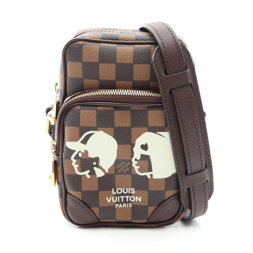 Louis Vuitton Shoulder Bag Amazon Damier Friendship Canvas Leather