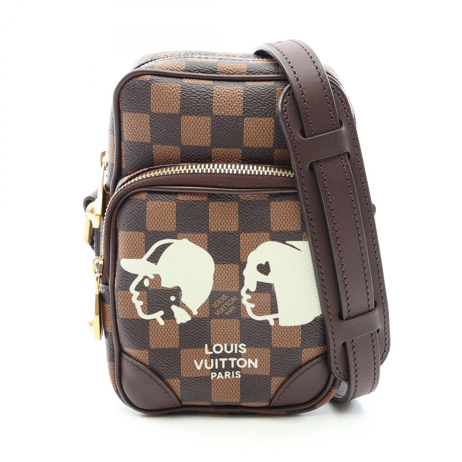 Louis Vuitton Shoulder Bag Amazon Damier Friendship Canvas Leather