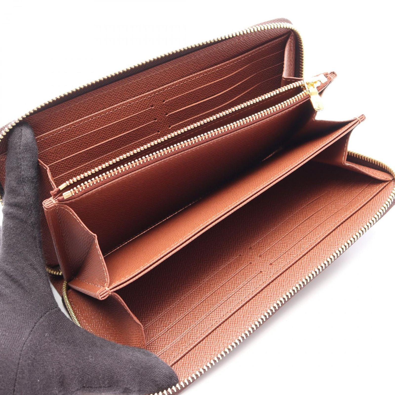 Louis Vuitton Round Wallet Zippy Coating Ting Canvas — view 3