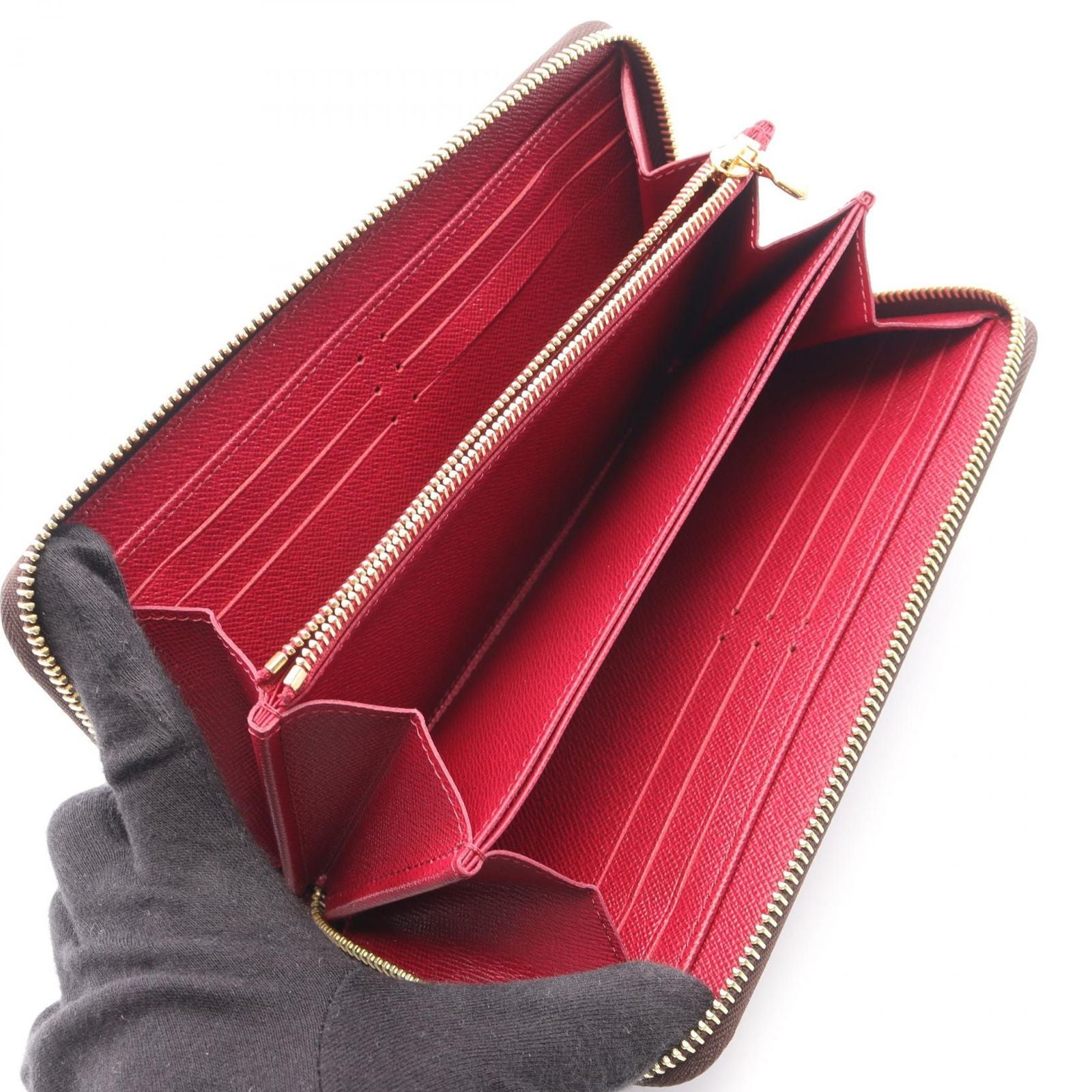 Louis Vuitton Round Wallet Zippy Fuchsia Canvas — view 3