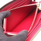 Louis Vuitton Round Wallet Zippy Fuchsia Canvas — view 5