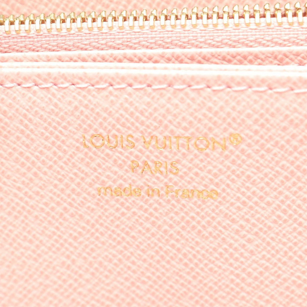 Louis Vuitton Round Wallet Zippy Rose Ballerine Leather — view 4