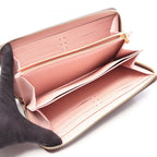 Louis Vuitton Round Wallet Zippy Rose Ballerine Leather — view 3