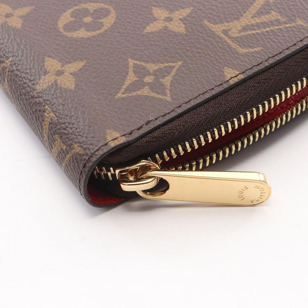 Louis Vuitton Round Wallet Zippy Coquelicot Canvas — view 6
