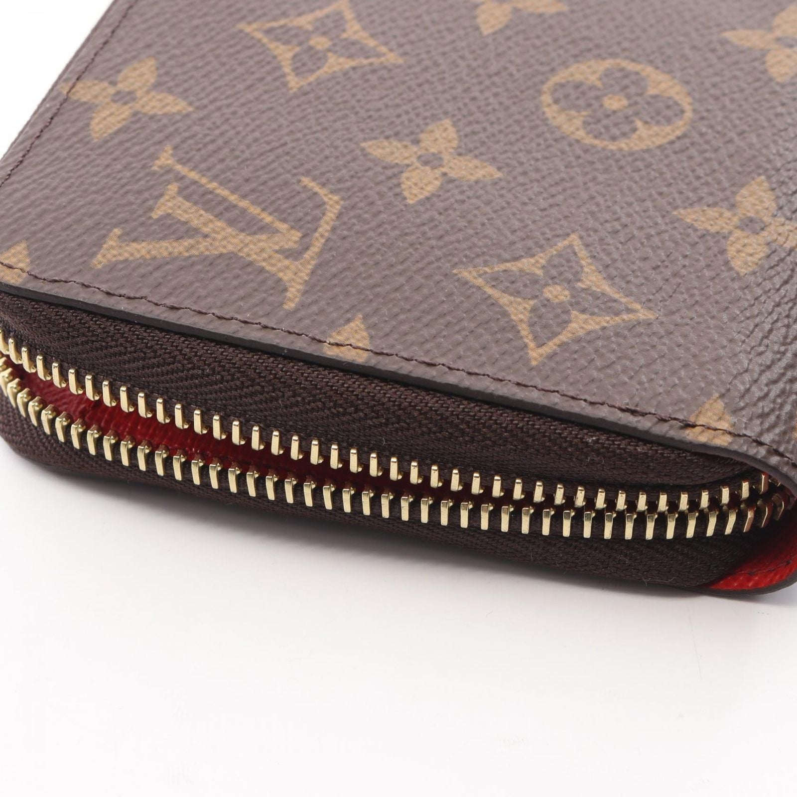 Louis Vuitton Round Wallet Zippy Coquelicot Canvas — view 7
