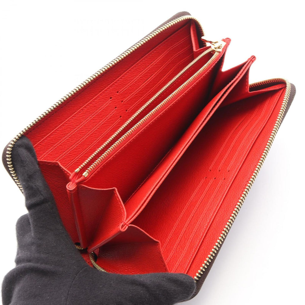 Louis Vuitton Round Wallet Zippy Coquelicot Canvas — view 3
