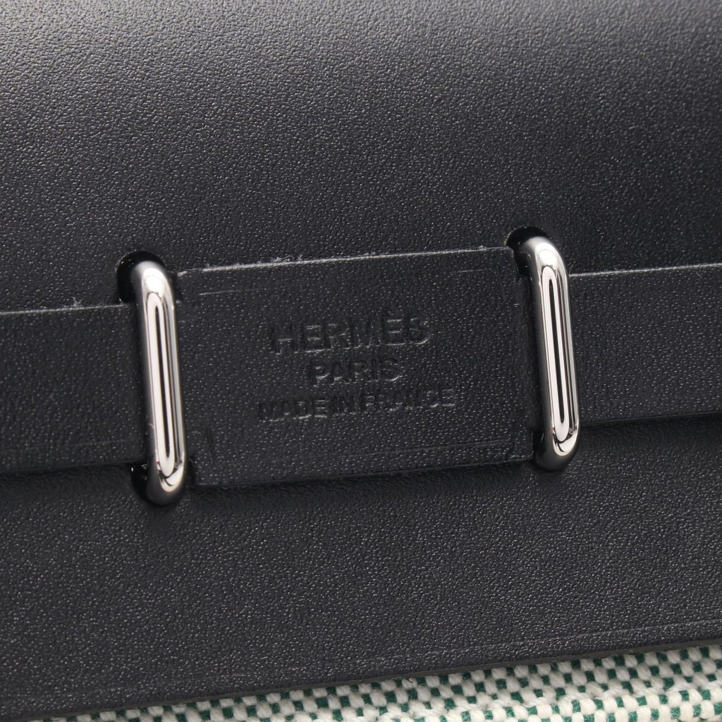Hermes Shoulder Bag Herbag Zip Mini Vert Moyane Black — view 4