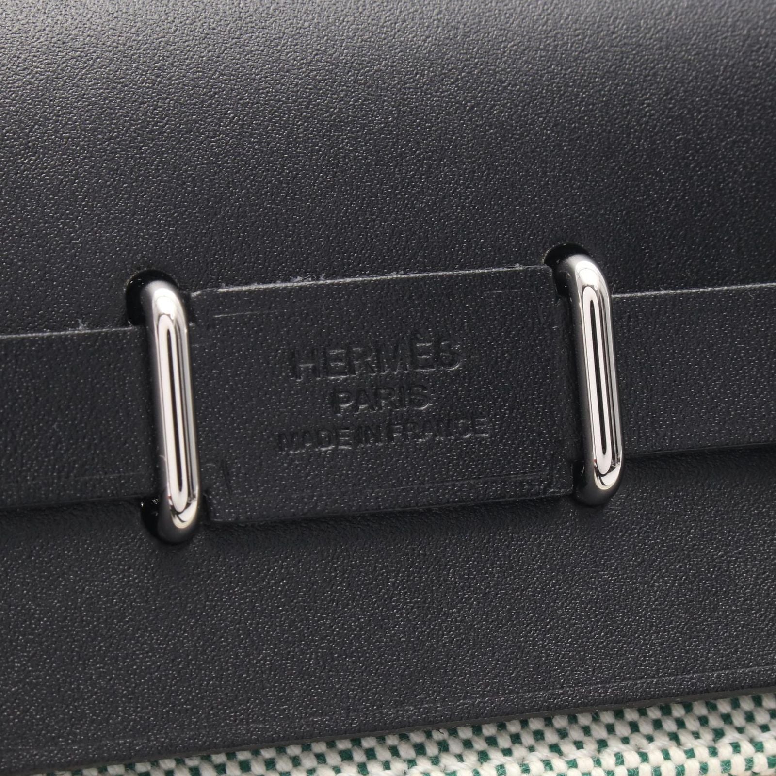 Hermes Shoulder Bag Herbag Zip Mini Vert Moyane Black — view 4