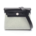 Hermes Shoulder Bag Herbag Zip Mini Vert Moyane Black