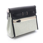 Hermes Shoulder Bag Herbag Zip Mini Vert Moyane Black — view 2