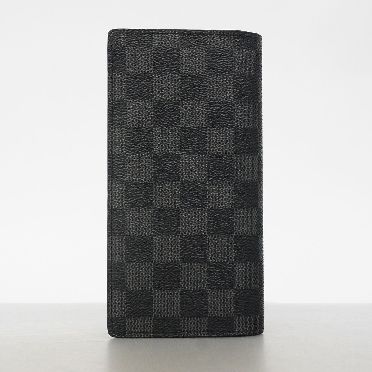 Louis Vuitton Wallet Damier Graphite Portefeuille Brazza Black Gray — view 8