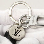 Louis Vuitton Key Holder Charm Monogram Eclipse White Dragonne — view 3
