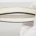 Louis Vuitton Key Holder Charm Monogram Eclipse White Dragonne — view 2