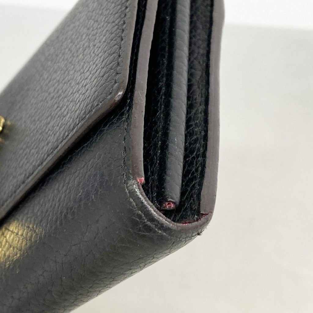 Louis Vuitton Wallet Taurillon Portefeuille Capucines Noir — view 6