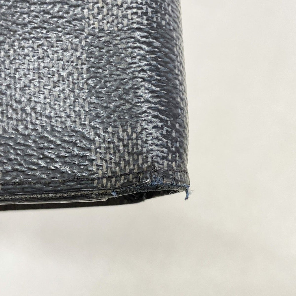 Louis Vuitton Wallet Damier Graphite Portefeuille Brazza Black — view 7
