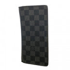 Louis Vuitton Wallet Damier Graphite Portefeuille Brazza Black