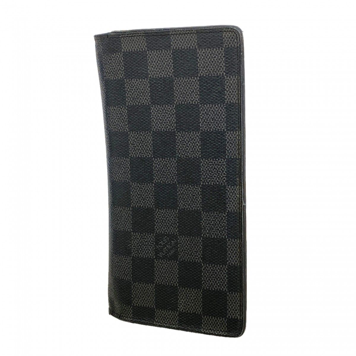Louis Vuitton Wallet Damier Graphite Portefeuille Brazza Black