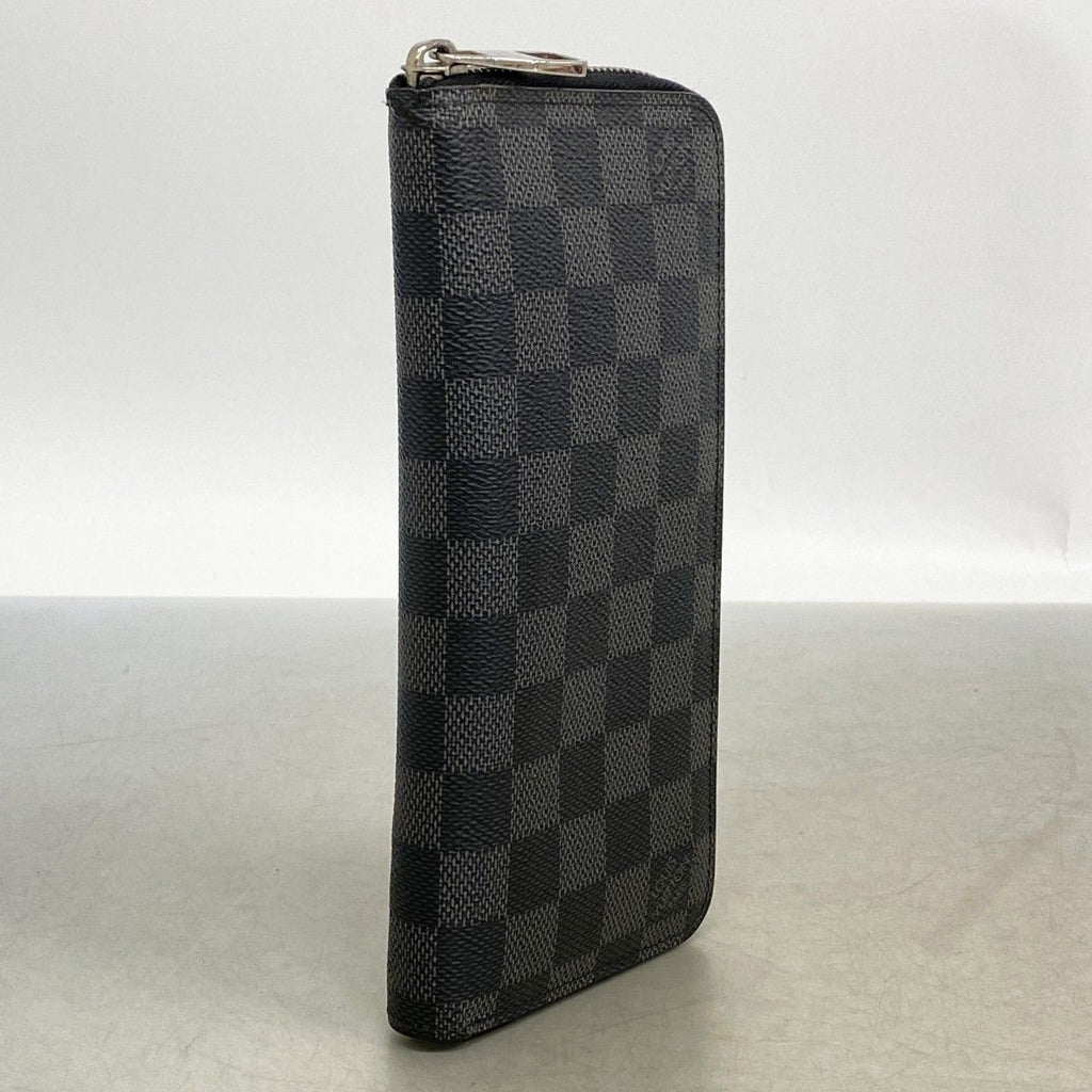 Louis Vuitton Wallet Damier Graphite Zippy Vertical Black — view 2