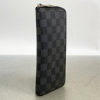 Louis Vuitton Wallet Damier Graphite Zippy Vertical Black — view 2