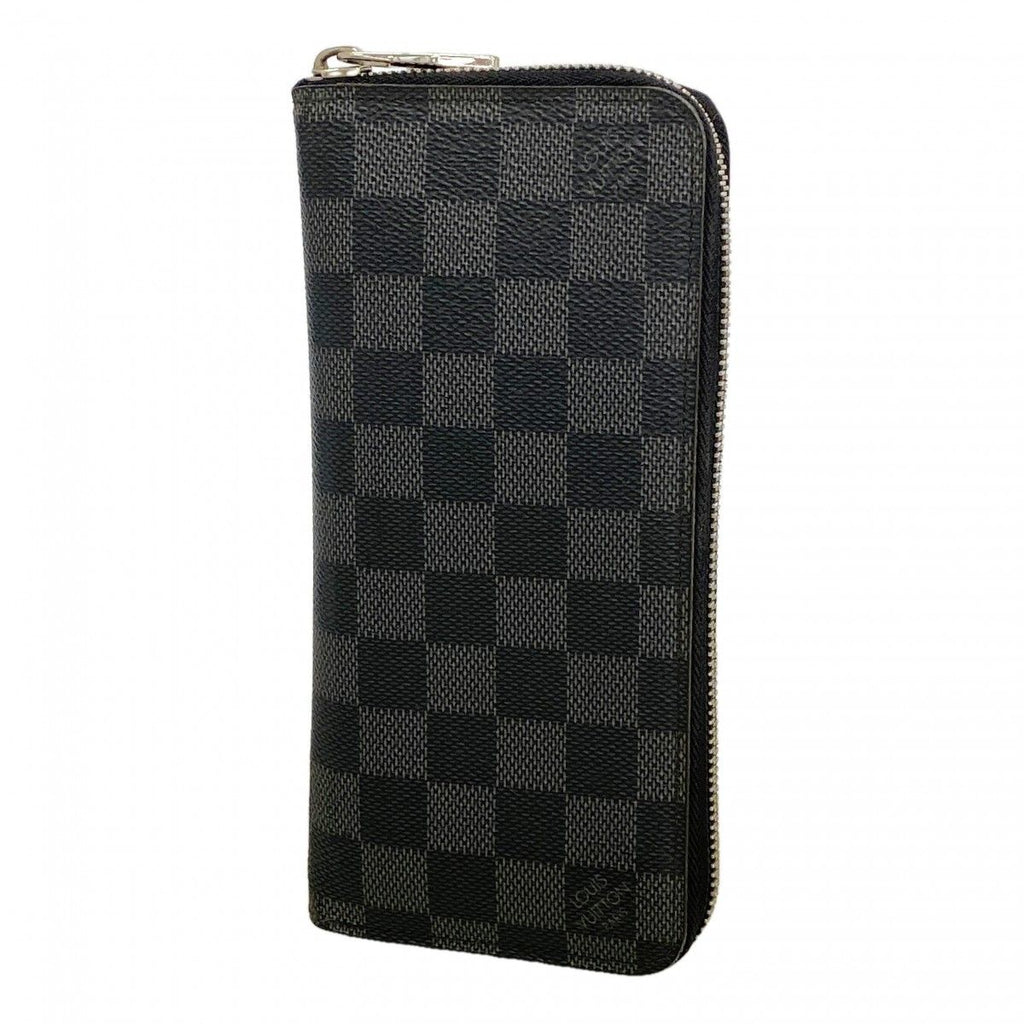 Louis Vuitton Wallet Damier Graphite Zippy Vertical Black