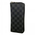 Louis Vuitton Wallet Damier Graphite Zippy Vertical Black