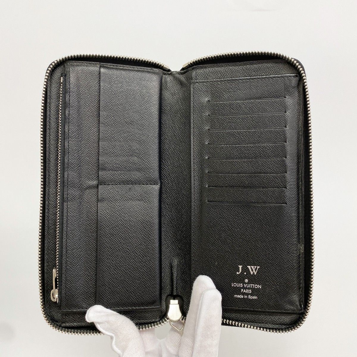 Louis Vuitton Wallet Damier Graphite Zippy Vertical Black — view 3
