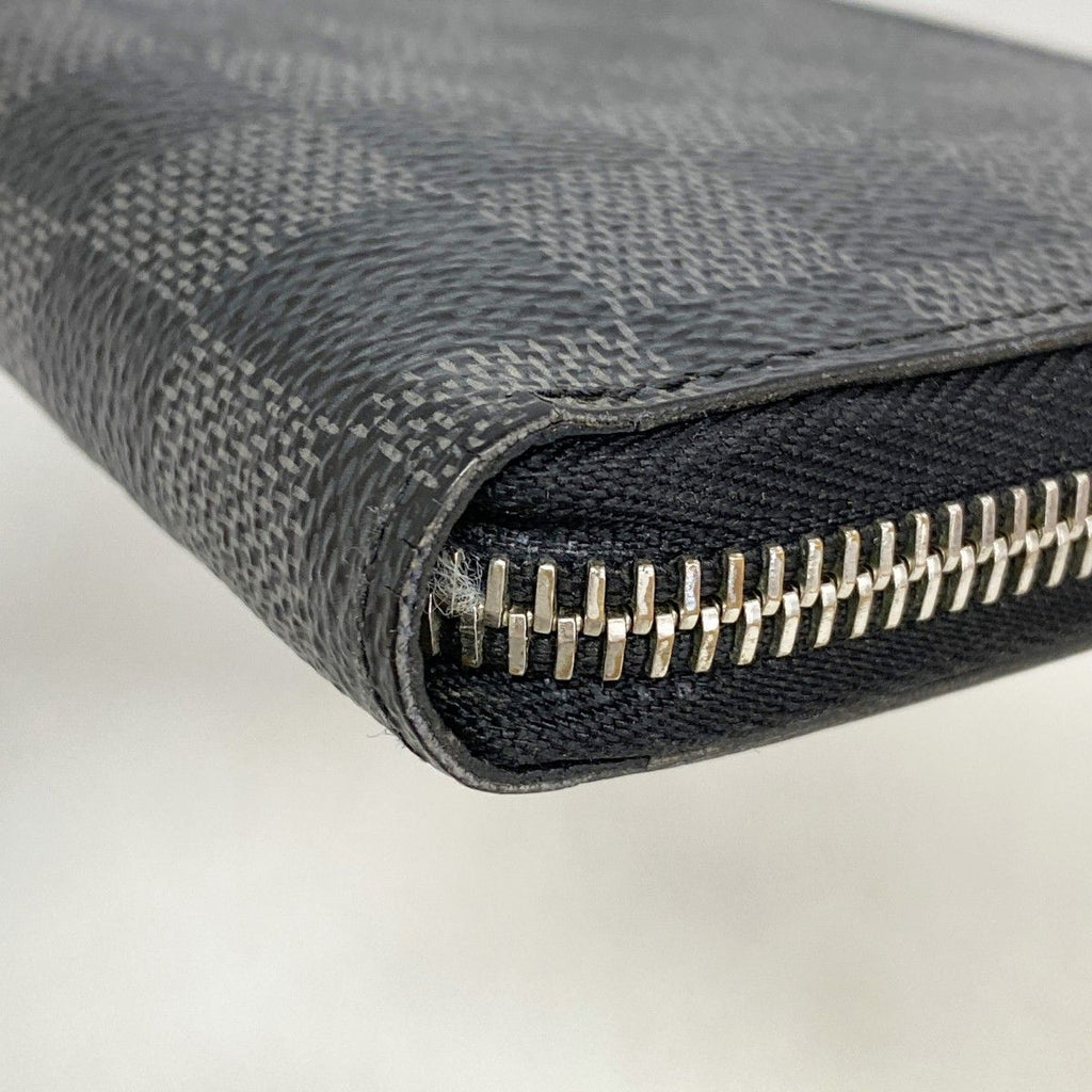 Louis Vuitton Wallet Damier Graphite Zippy Vertical Black — view 5