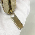 Louis Vuitton Coin Case Damier Azur Zippy Purse White — view 7