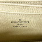 Louis Vuitton Coin Case Damier Azur Zippy Purse White — view 4