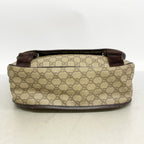 Gucci Shoulder Bag GG Supreme Brown Champagne Gold — view 3