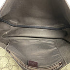 Gucci Shoulder Bag GG Supreme Brown Champagne Gold — view 4