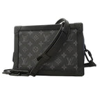 Louis Vuitton Shoulder Bag Monogram Eclipse Soft Trunk Black