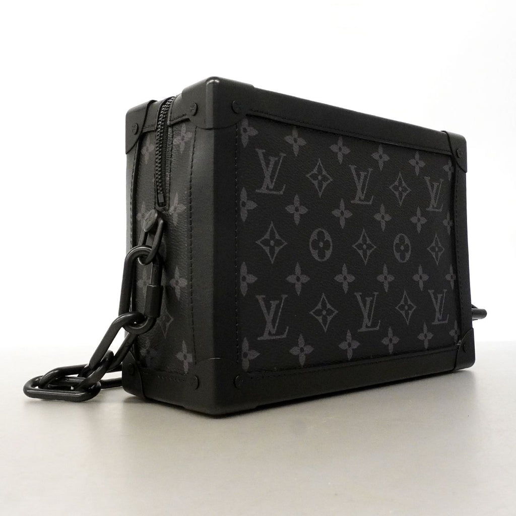 Louis Vuitton Shoulder Bag Monogram Eclipse Soft Trunk Black — view 2