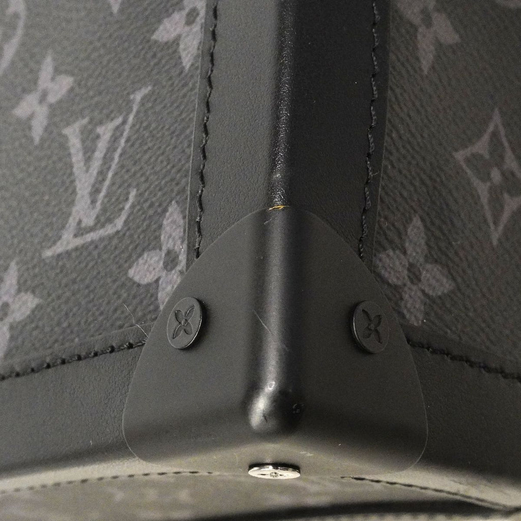 Louis Vuitton Shoulder Bag Monogram Eclipse Soft Trunk Black — view 7