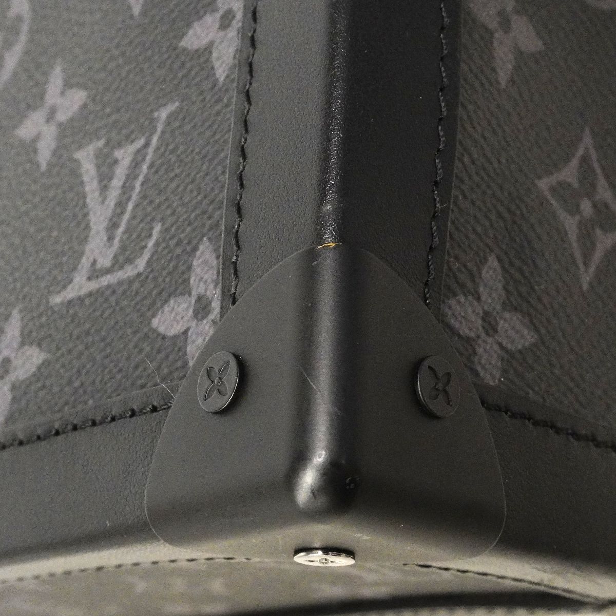 Louis Vuitton Shoulder Bag Monogram Eclipse Soft Trunk Black — view 7