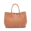 Hermes Tote Garden Party PM Gold Leather