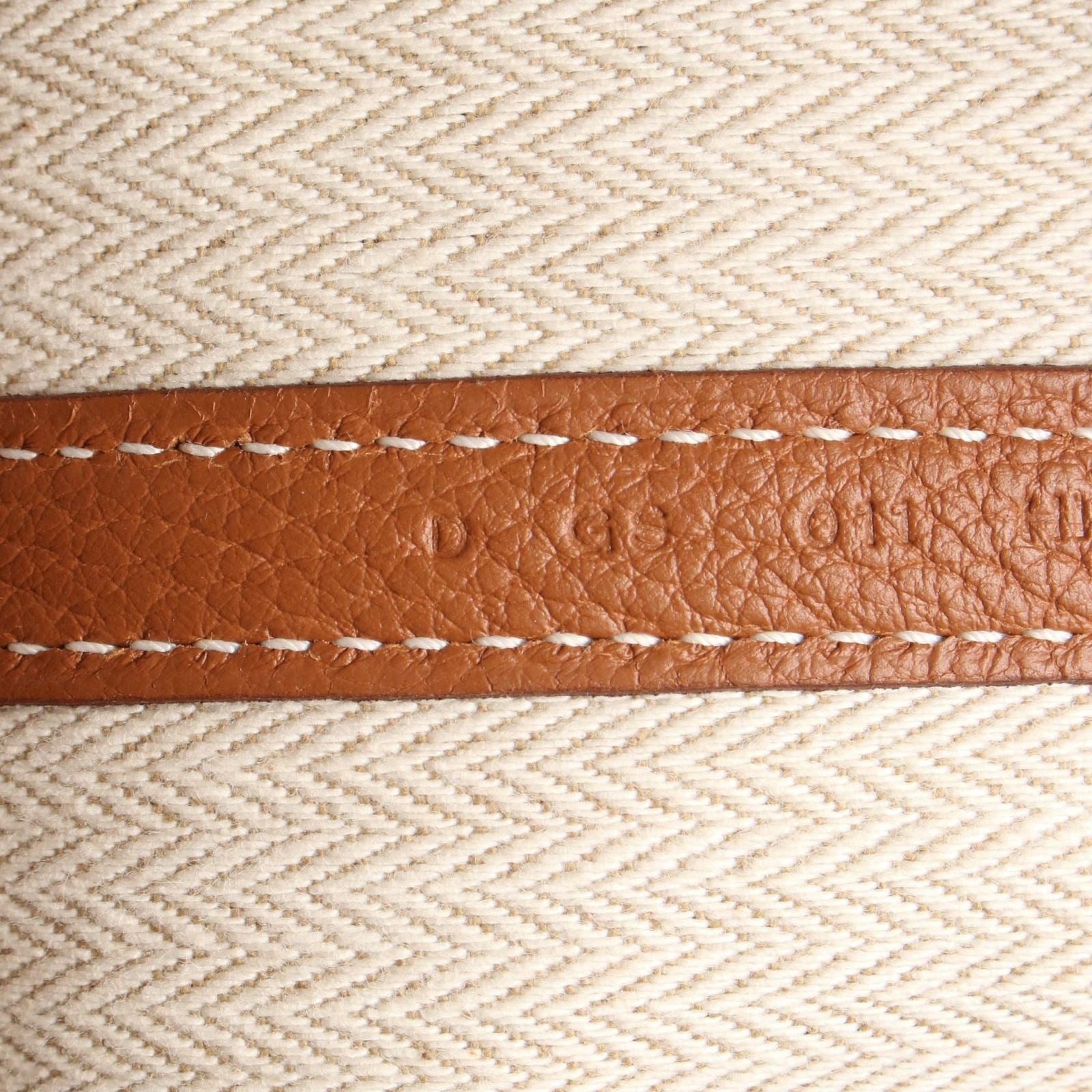 Hermes Tote Garden Party PM Gold Leather — view 5