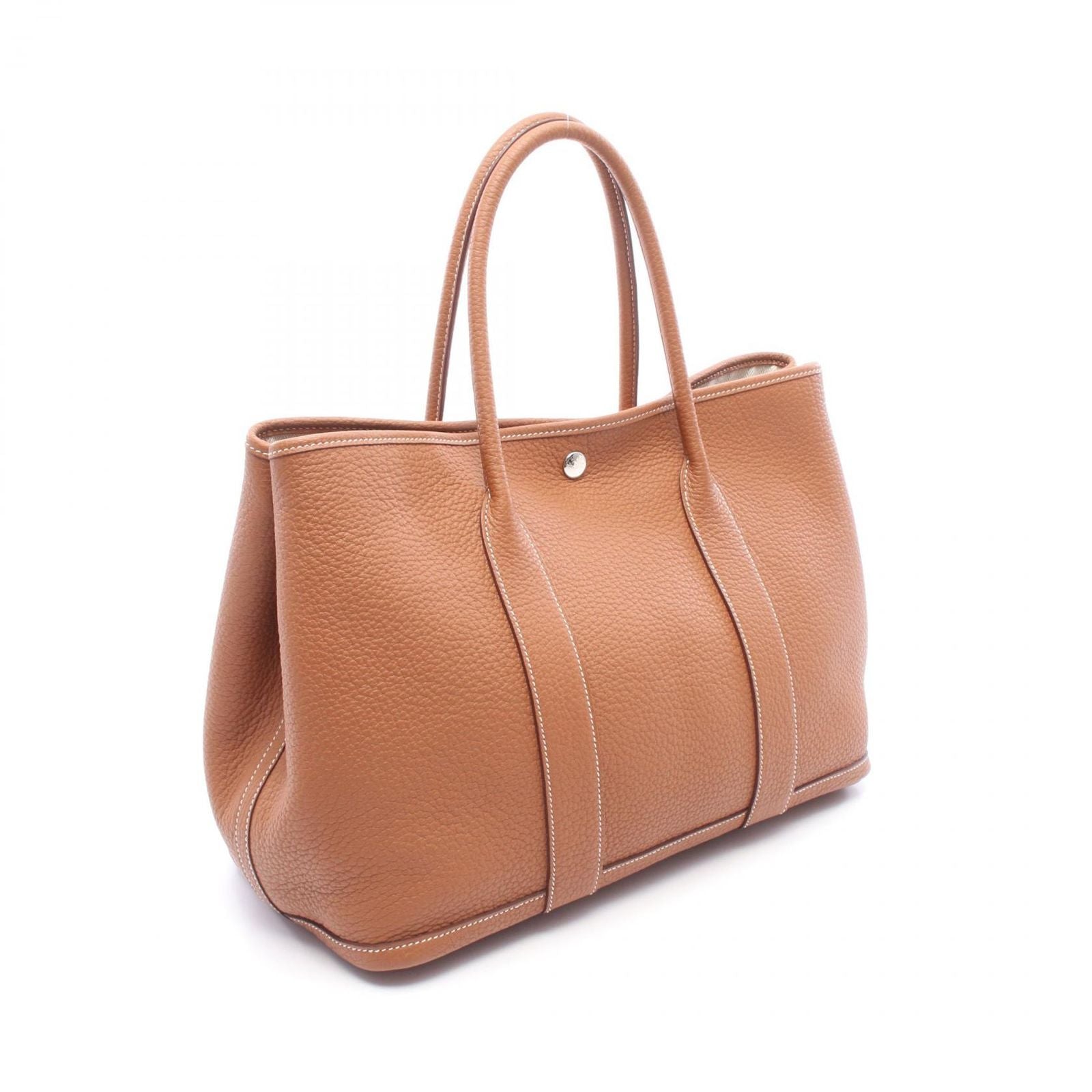 Hermes Tote Garden Party PM Gold Leather — view 2