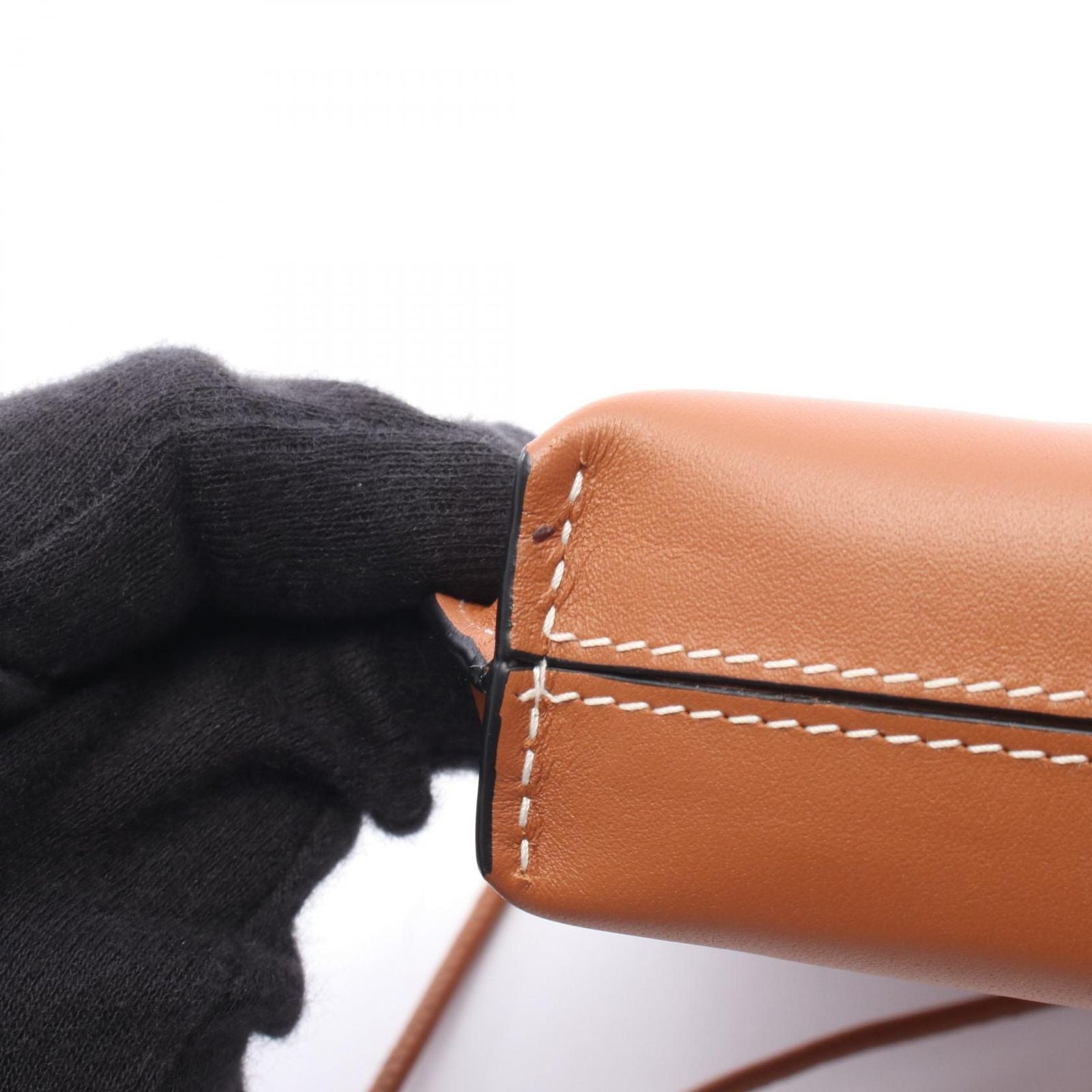 Loewe Shoulder Bag Gate Pocket Brown Leather — view 7