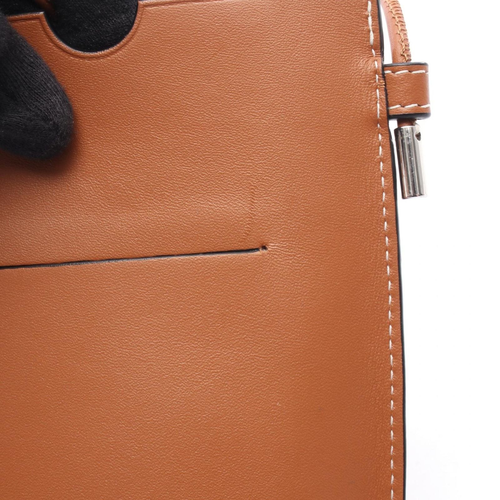 Loewe Shoulder Bag Gate Pocket Brown Leather — view 6