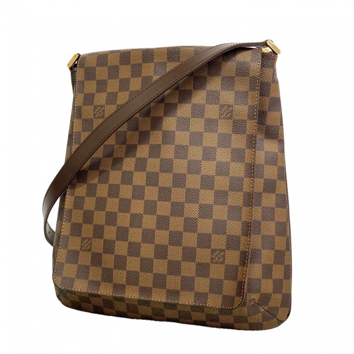 Louis Vuitton Shoulder Bag Damier Musette Ebene